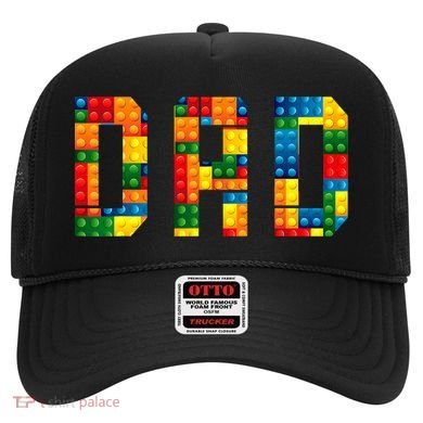 Dad Brick Builder Funny Blocks Master Builder Hat