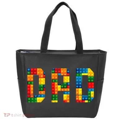 Dad Brick Builder Funny Blocks Master Builder Tote Bag