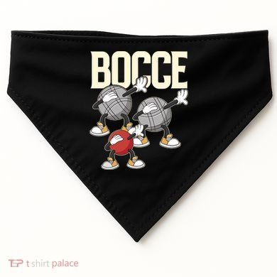 Dabbing Bocce Ball With Jack Bocci Dab Bocce Ball Gift USA-Made Doggie Bandana