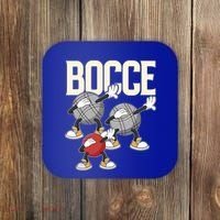 Dabbing Bocce Ball With Jack Bocci Dab Bocce Ball Gift Coaster thumb 0
