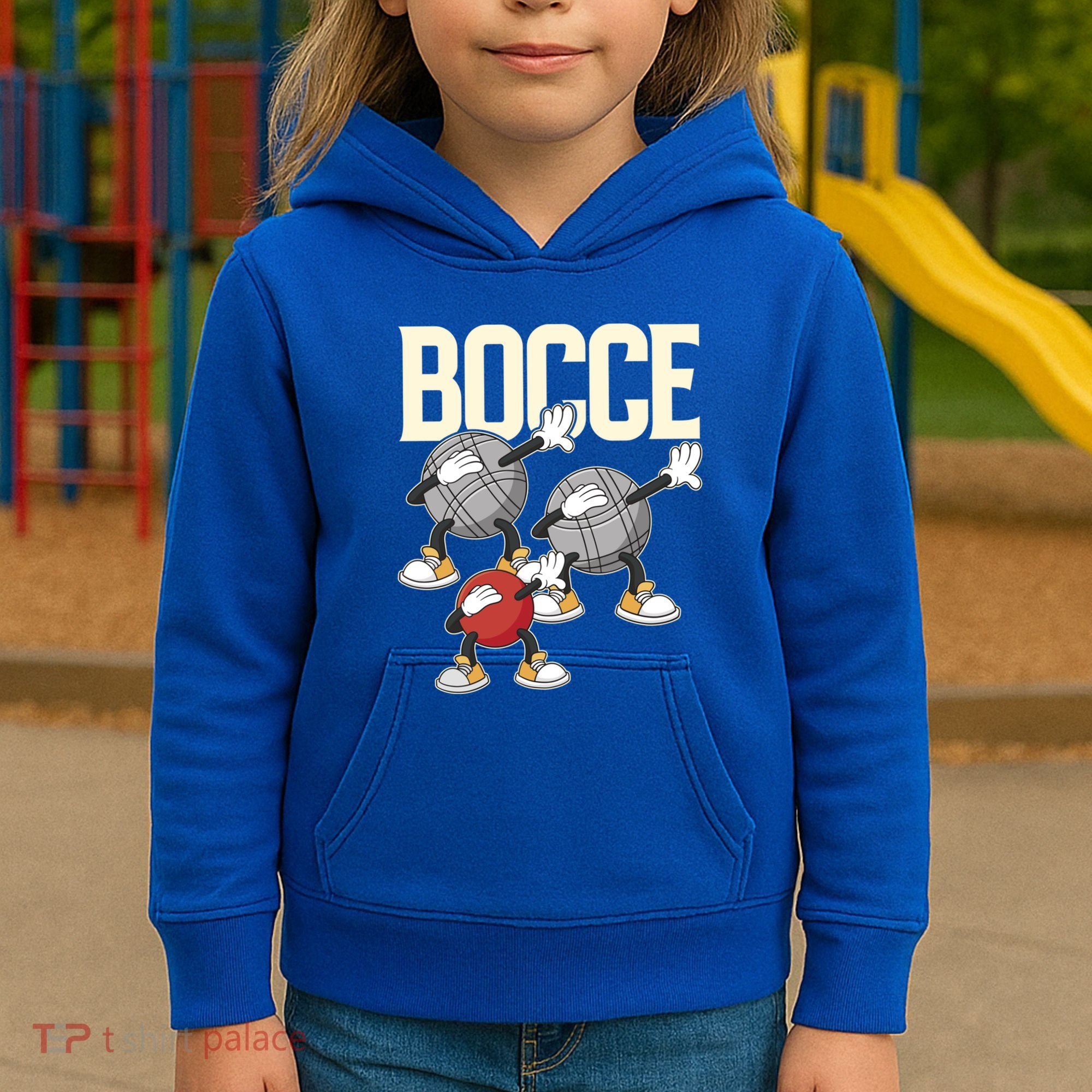 Dabbing Bocce Ball With Jack Bocci Dab Bocce Ball Gift Kids Hoodie