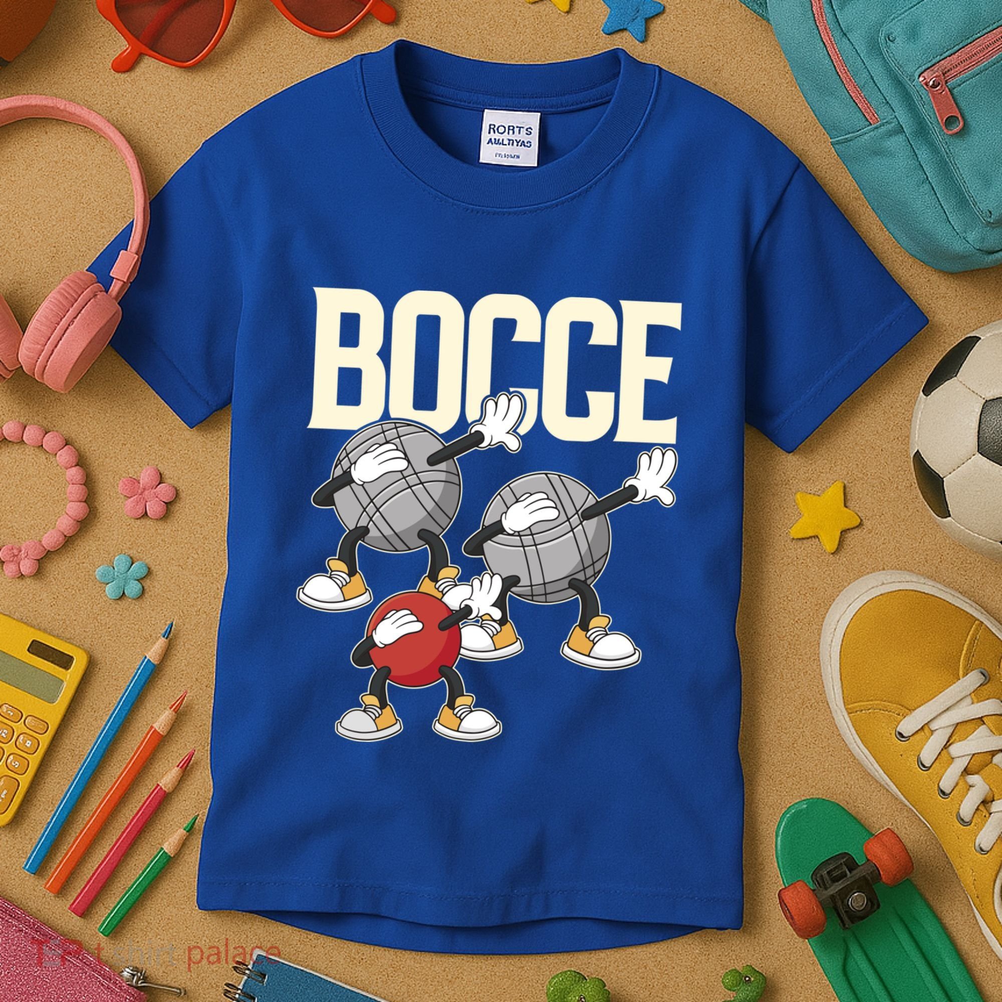 Dabbing Bocce Ball With Jack Bocci Dab Bocce Ball Gift Kids T-Shirt