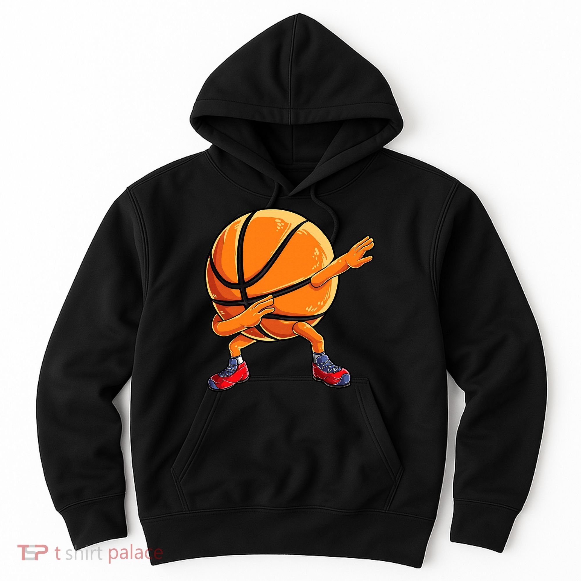 Dabbing Basketball Ball Funny  Sports Player Hoodie