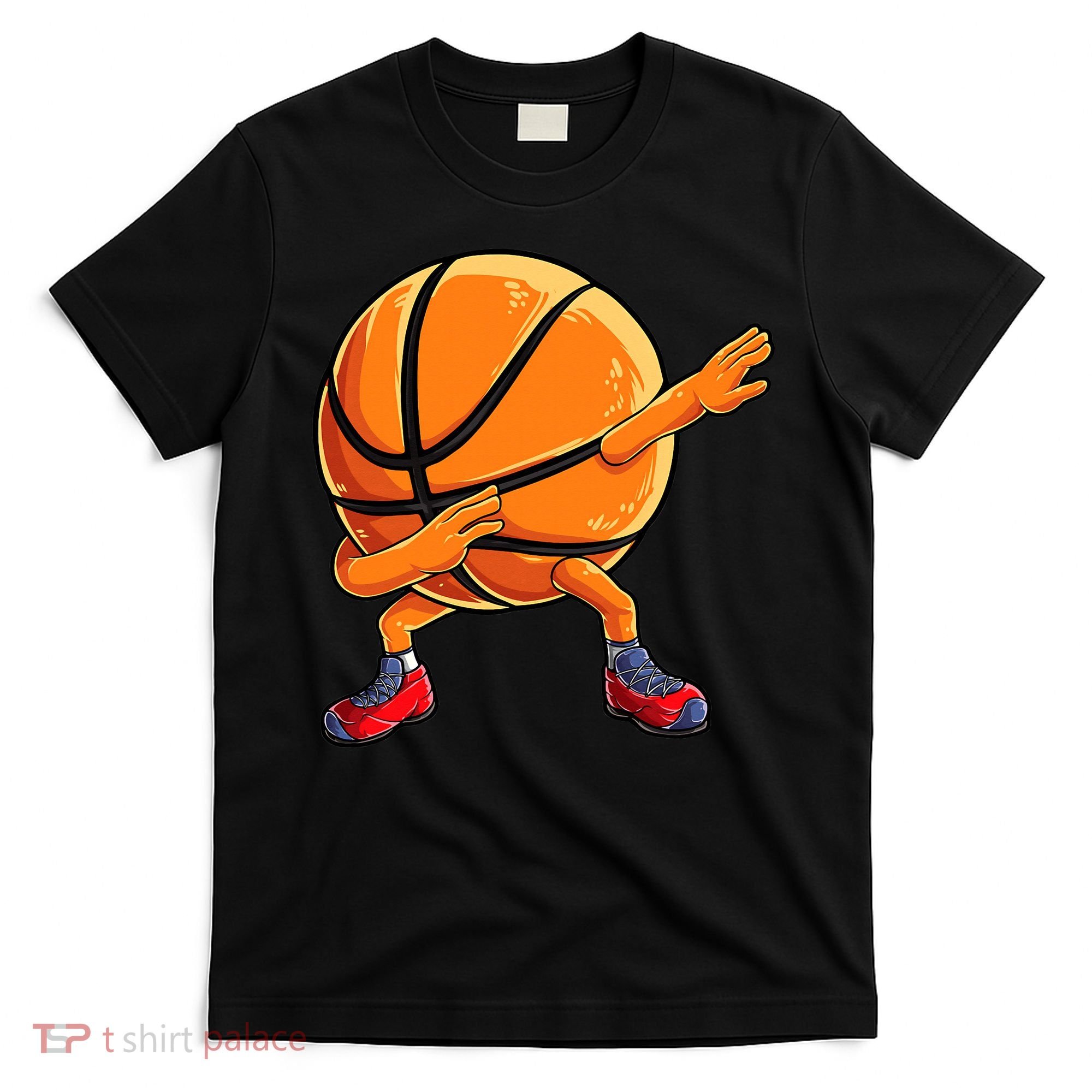Dabbing Basketball Ball Funny  Sports Player T-Shirt
