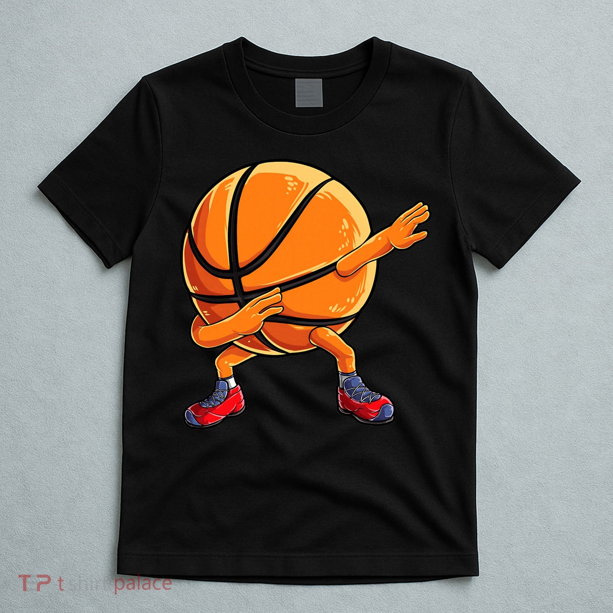 Dabbing Basketball Ball Funny  Sports Player T-Shirt