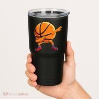 Dabbing Basketball Ball Funny  Sports Player Tumbler thumb 2