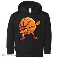 Dabbing Basketball Ball Funny  Sports Player Toddler Hoodie thumb 0