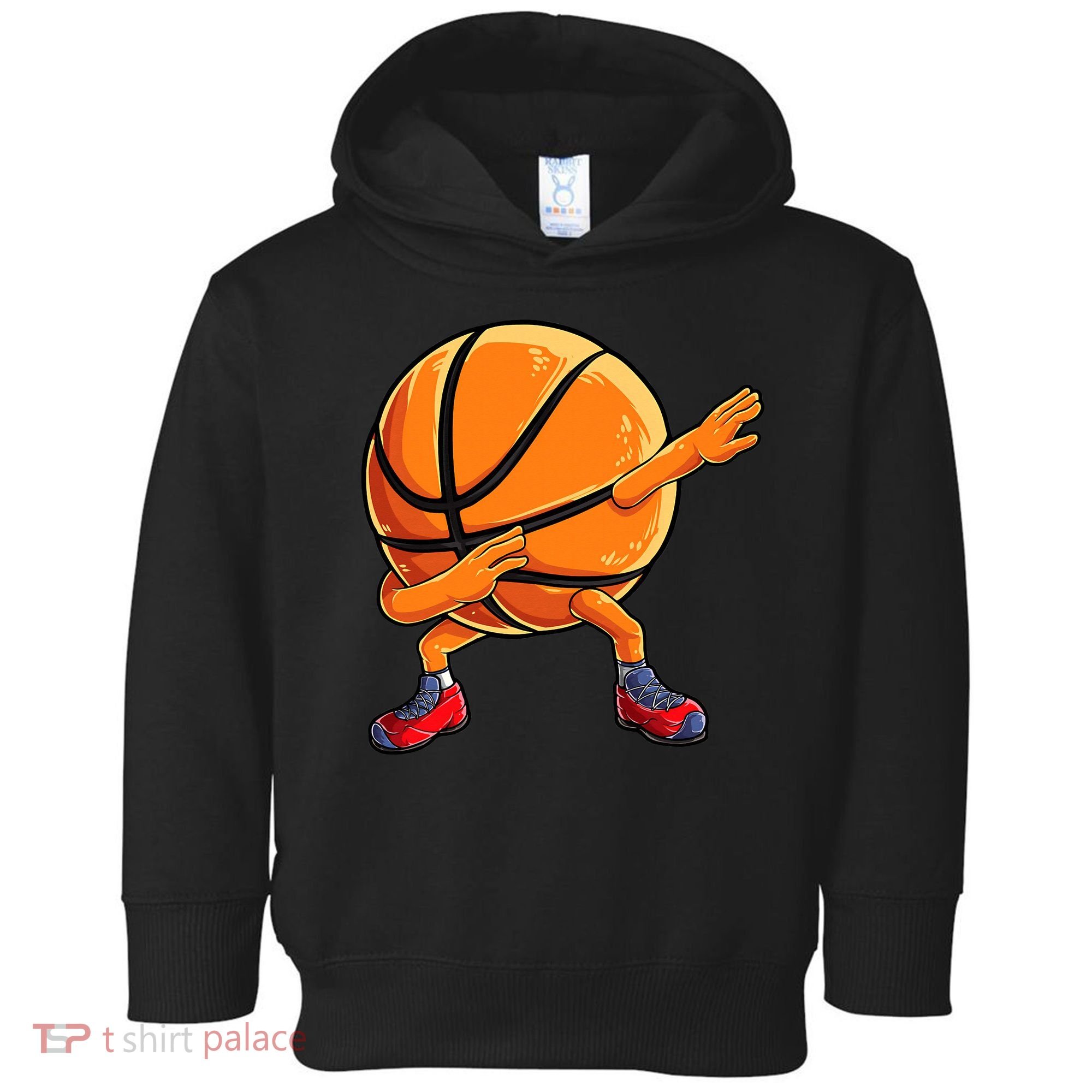 Dabbing Basketball Ball Funny  Sports Player Toddler Hoodie
