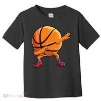 Dabbing Basketball Ball Funny  Sports Player Toddler T-Shirt thumb 0