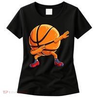Dabbing Basketball Ball Funny  Sports Player Women's T-Shirt thumb 0