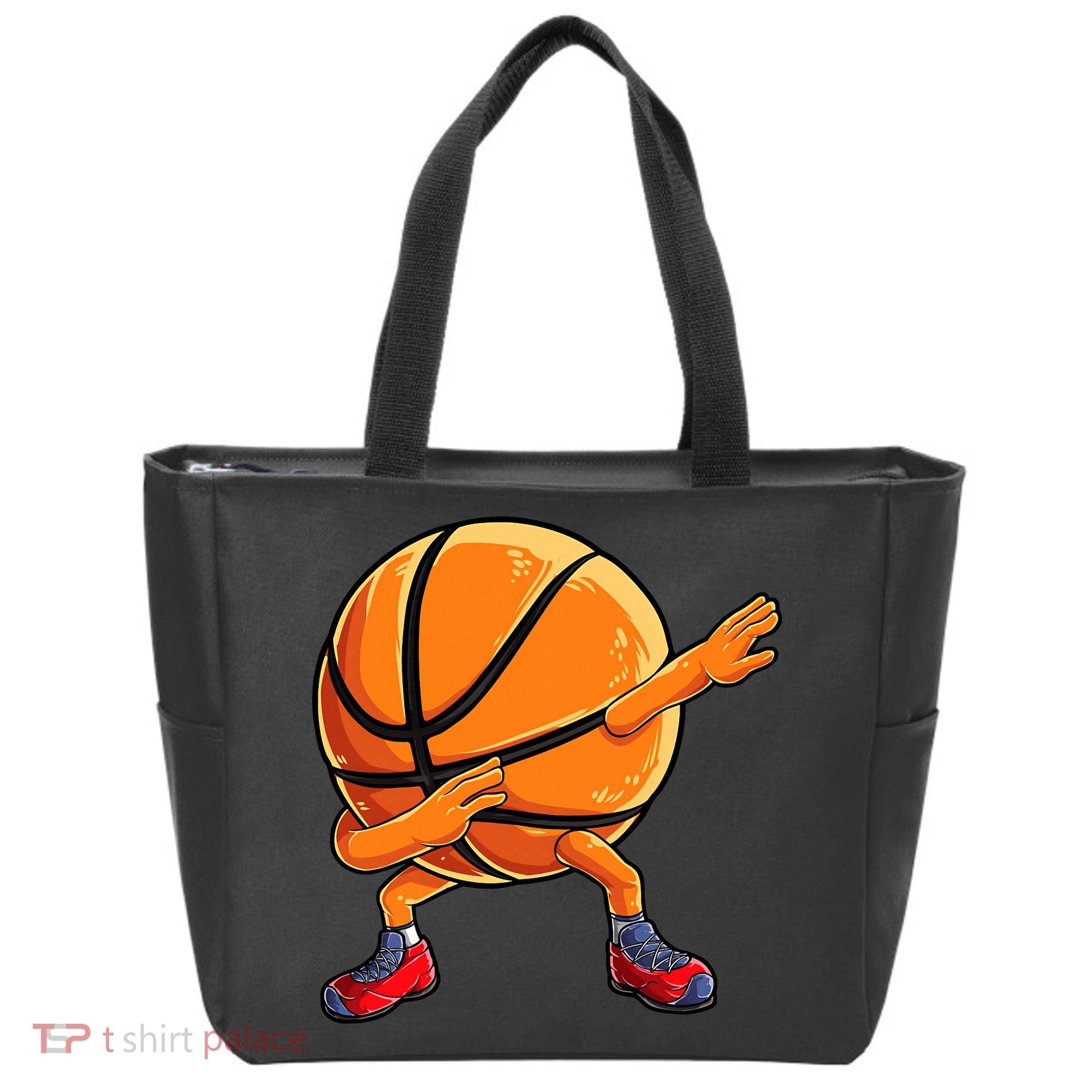 Dabbing Basketball Ball Funny  Sports Player Tote Bag