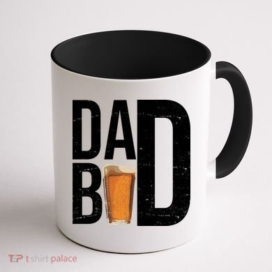 Dad Bod Beer Coffee Mug back