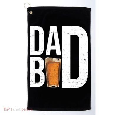 Dad Bod Beer Golf Towel