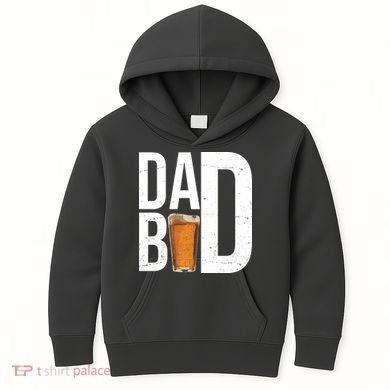 Dad Bod Beer Kids Hoodie