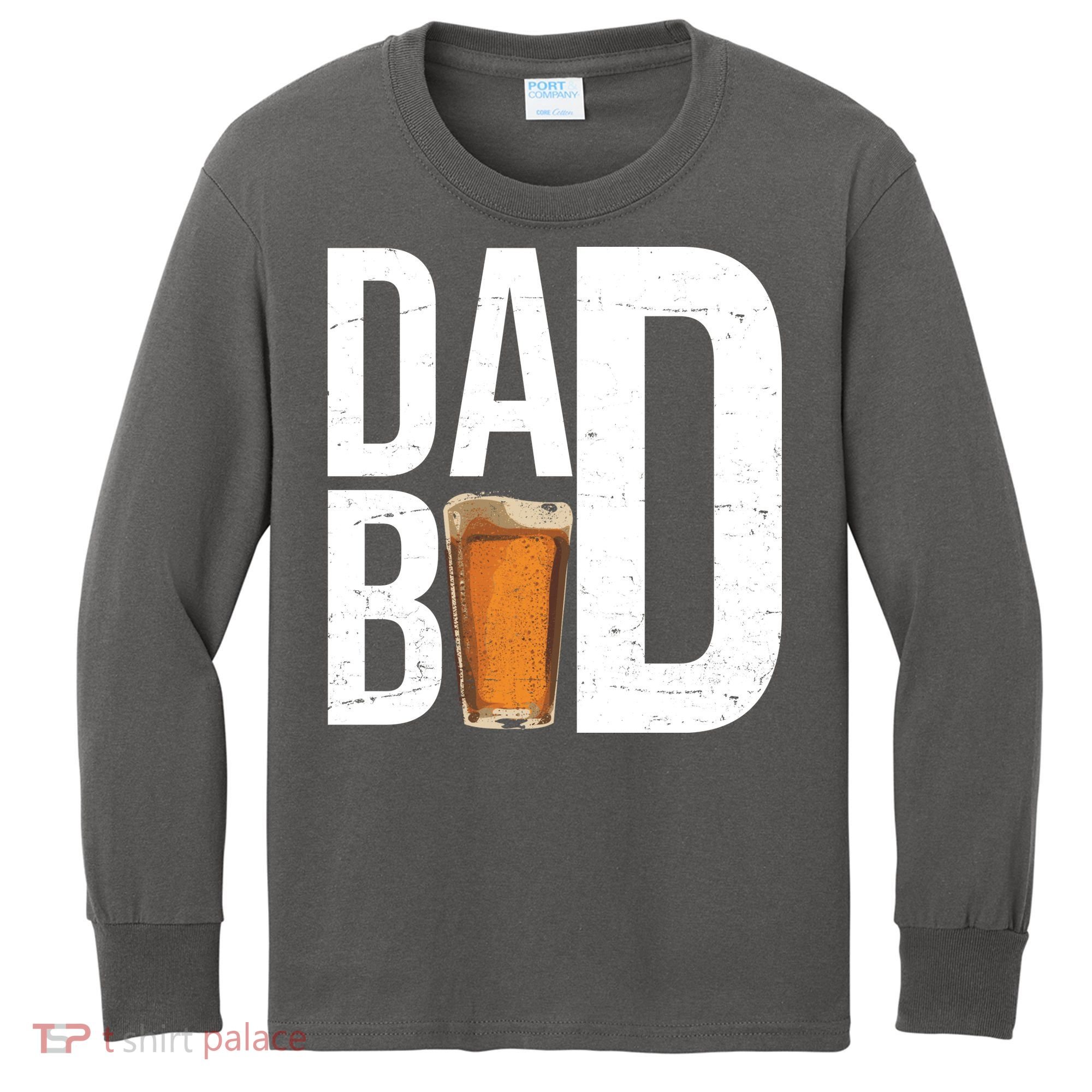 Dad Bod Beer Kids Long Sleeve Shirt