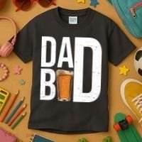 Dad Bod Beer Kids T-Shirt thumb 3