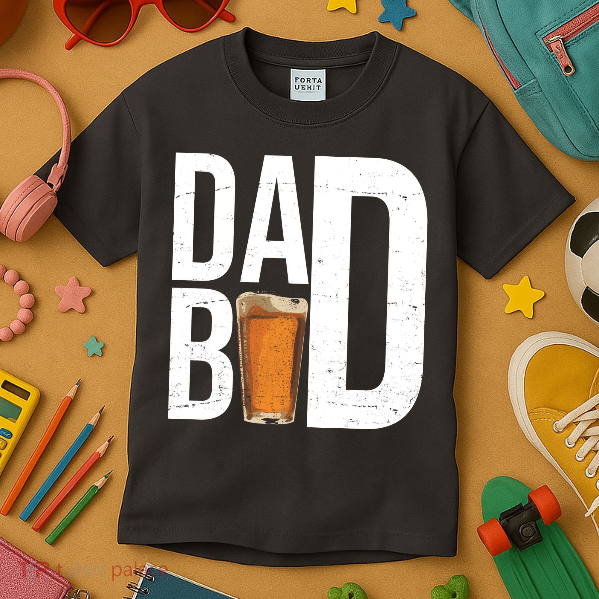 Dad Bod Beer Kids T-Shirt