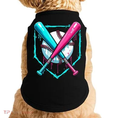 Drip Baseball Bat Baseball Drip Doggie Tank