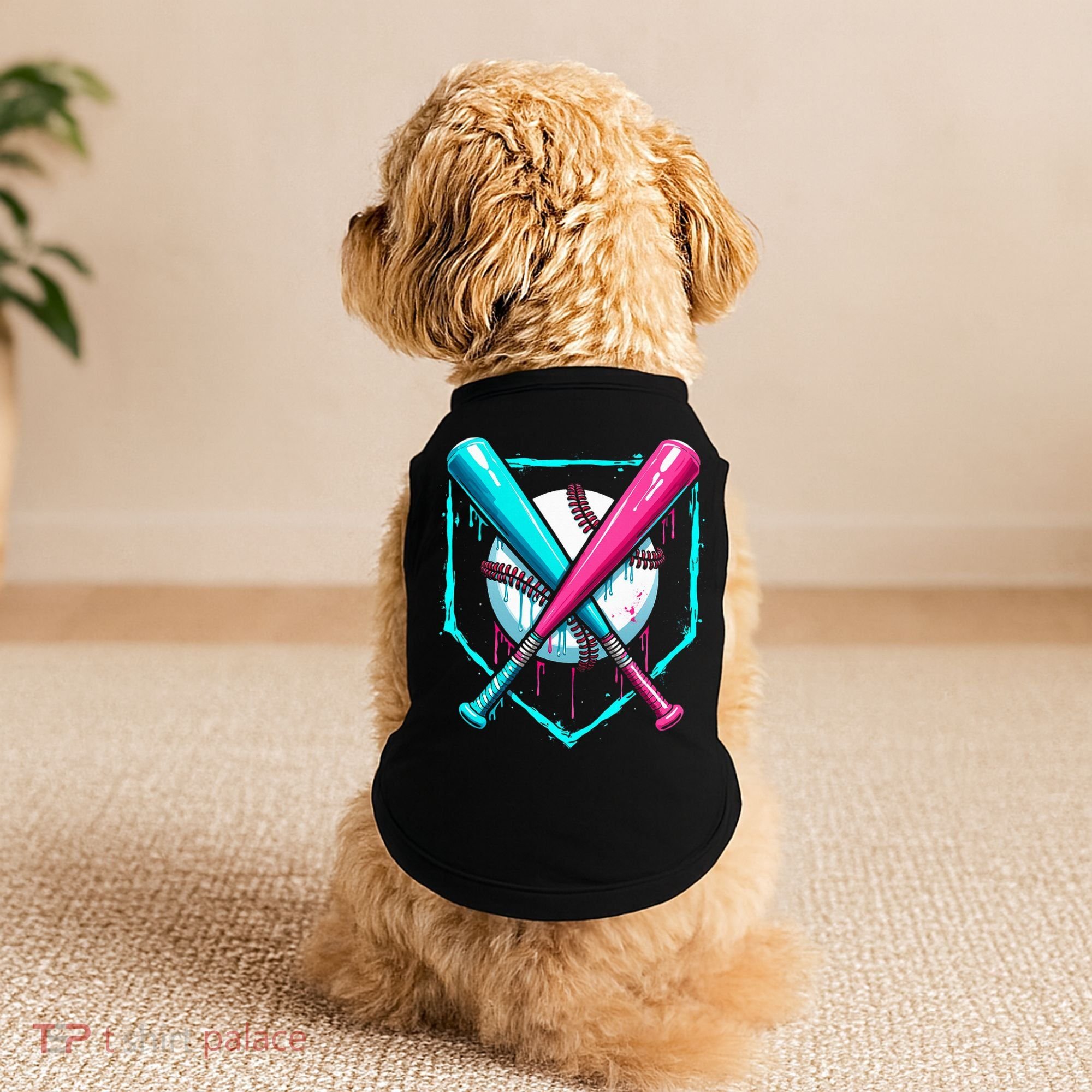 Drip Baseball Bat Baseball Drip Doggie Tank