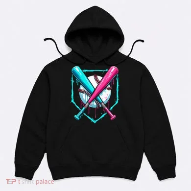 Drip Baseball Bat Baseball Drip Hoodie