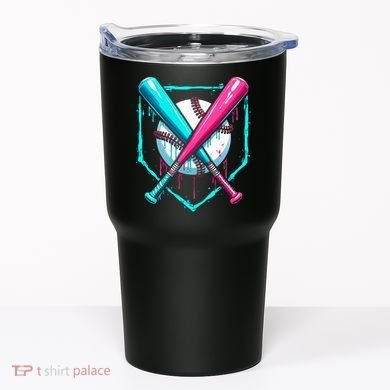 Drip Baseball Bat Baseball Drip Tumbler