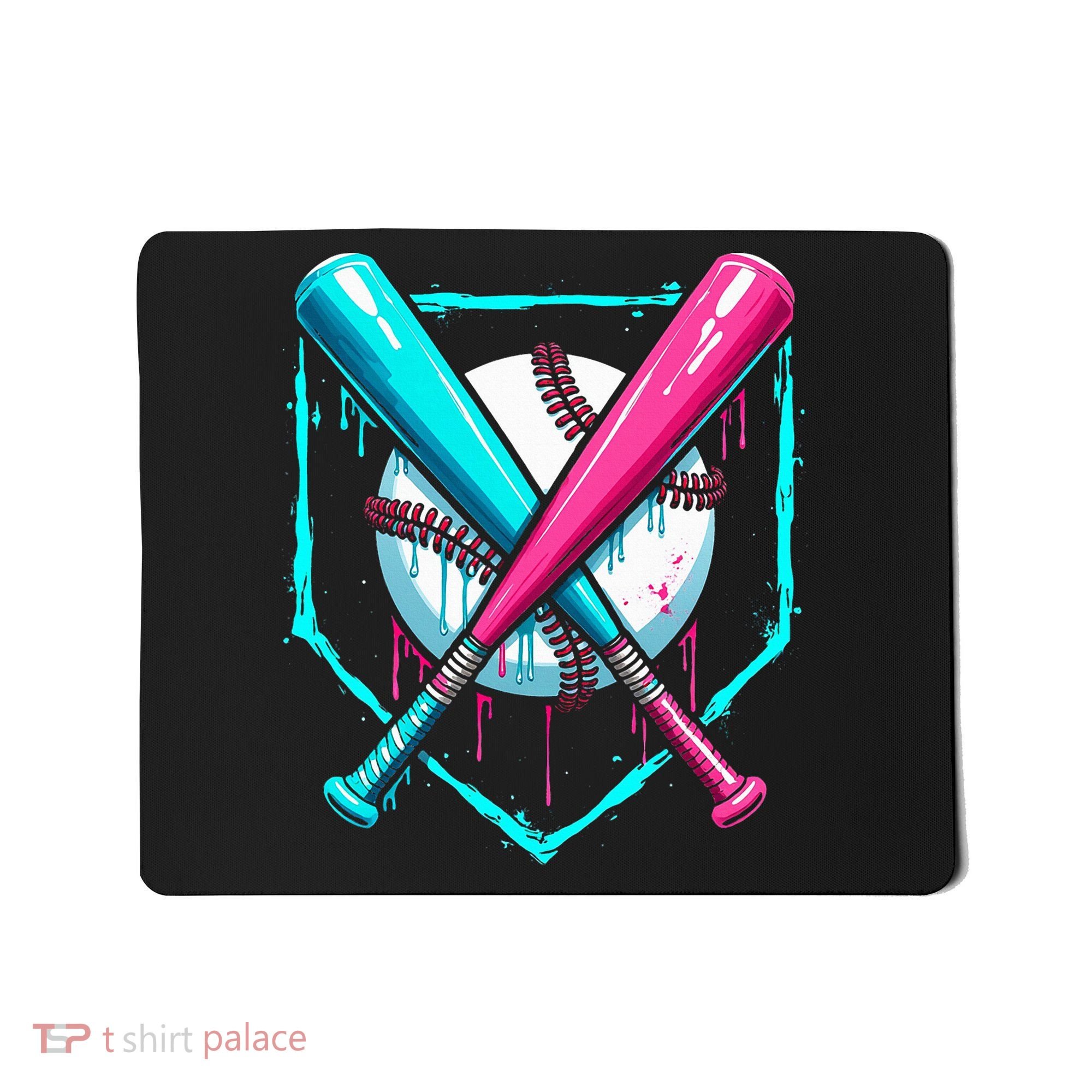 Drip Baseball Bat Baseball Drip Mousepad