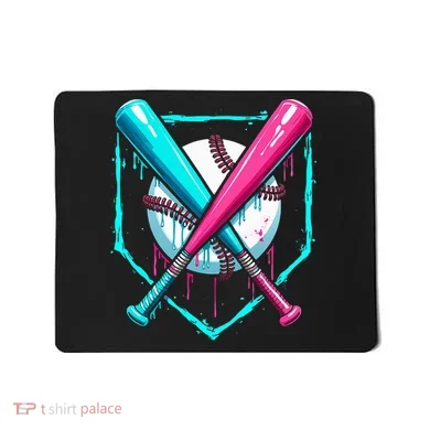 Drip Baseball Bat Baseball Drip Mousepad