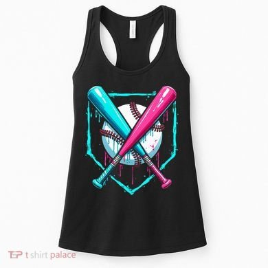Drip Baseball Bat Baseball Drip Women's Tank Top