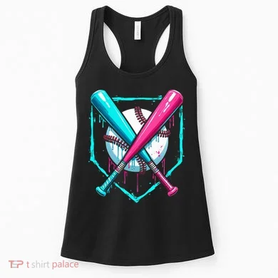 Drip Baseball Bat Baseball Drip Women's Tank Top