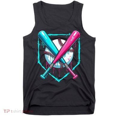 Drip Baseball Bat Baseball Drip Tank Top