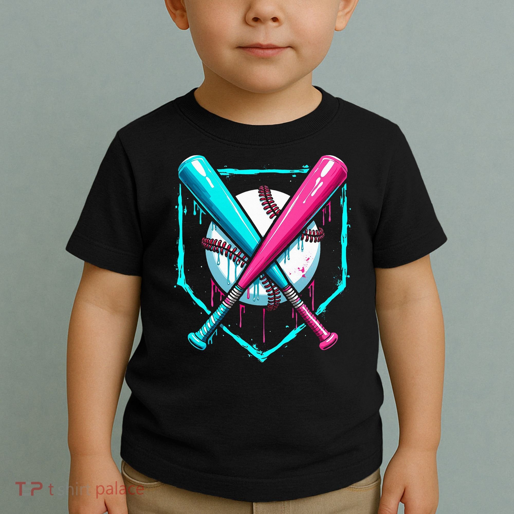 Drip Baseball Bat Baseball Drip Toddler T-Shirt