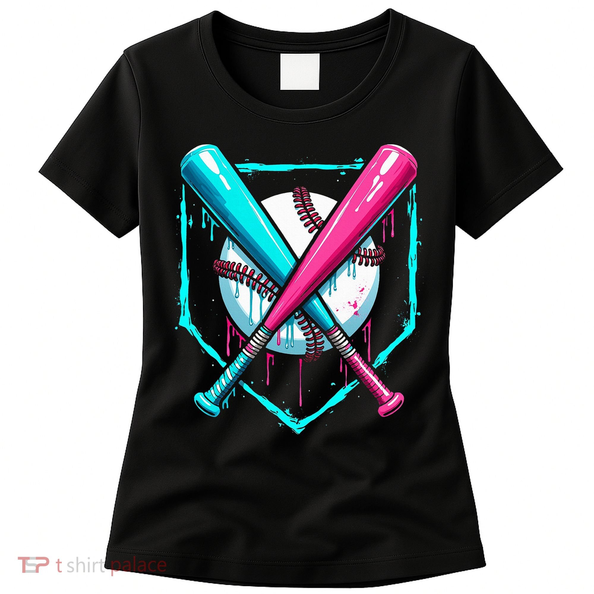 Drip Baseball Bat Baseball Drip Women's T-Shirt