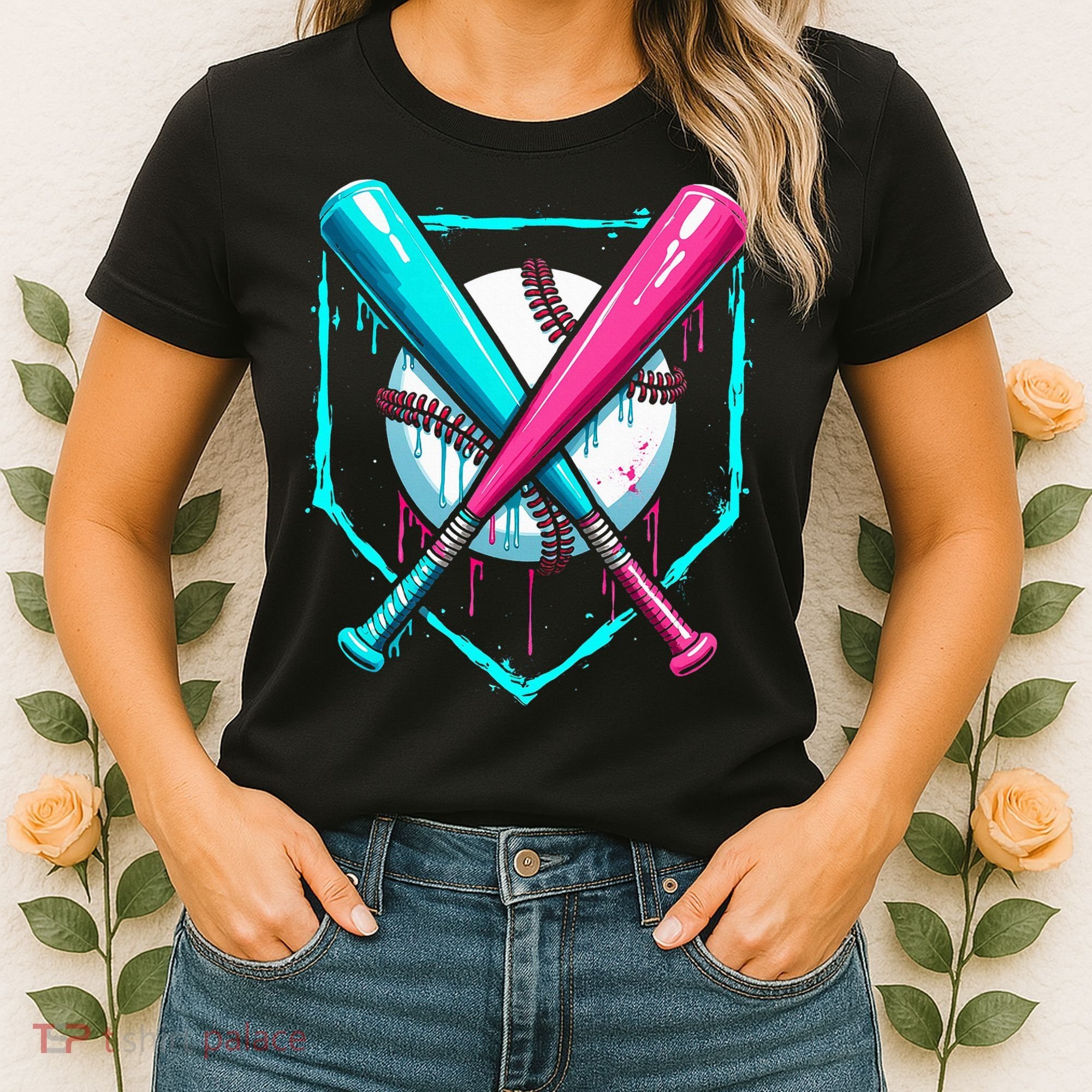 Drip Baseball Bat Baseball Drip Women's T-Shirt