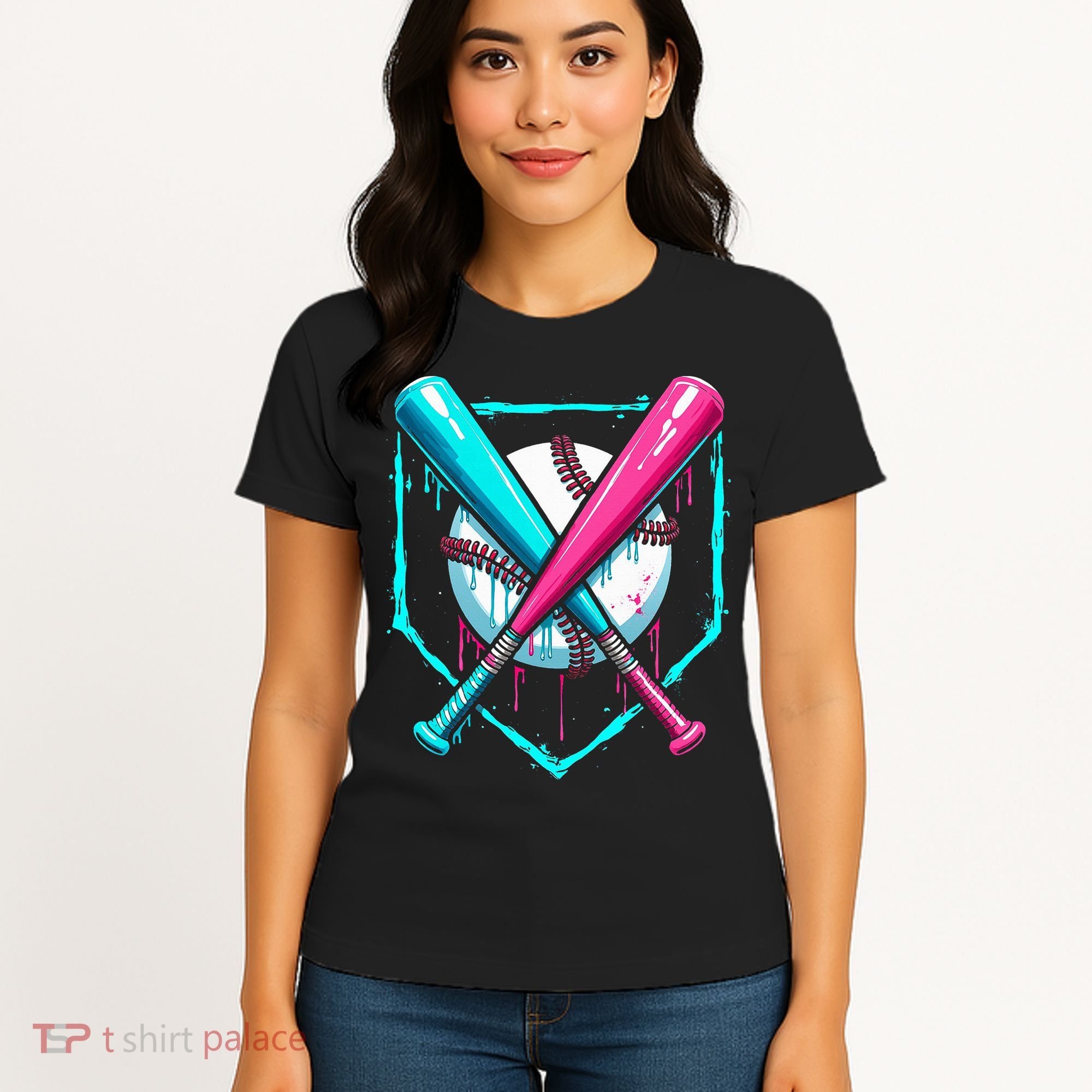 Drip Baseball Bat Baseball Drip Women's T-Shirt