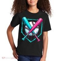 Drip Baseball Bat Baseball Drip Kids T-Shirt thumb 2