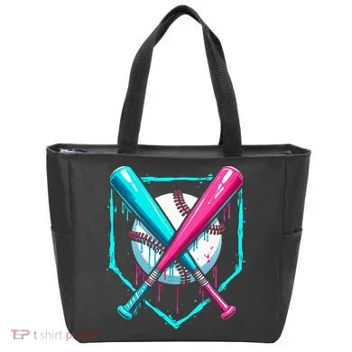 Drip Baseball Bat Baseball Drip Tote Bag