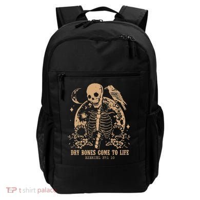 Dry Bones Come To Life Floral Skeleton Backpack