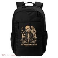 Dry Bones Come To Life Floral Skeleton Backpack thumb 0