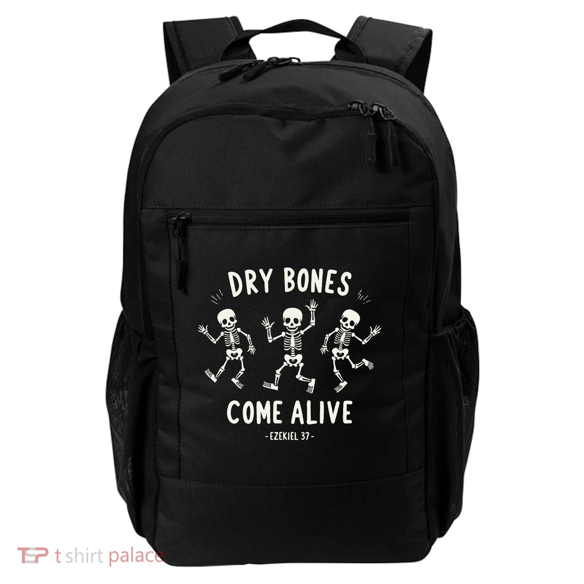 Dry Bones Come Alive Funny Skeleton Dancing Meme Gift Backpack