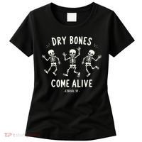 Dry Bones Come Alive Funny Skeleton Dancing Meme Gift Women's T-Shirt thumb 0