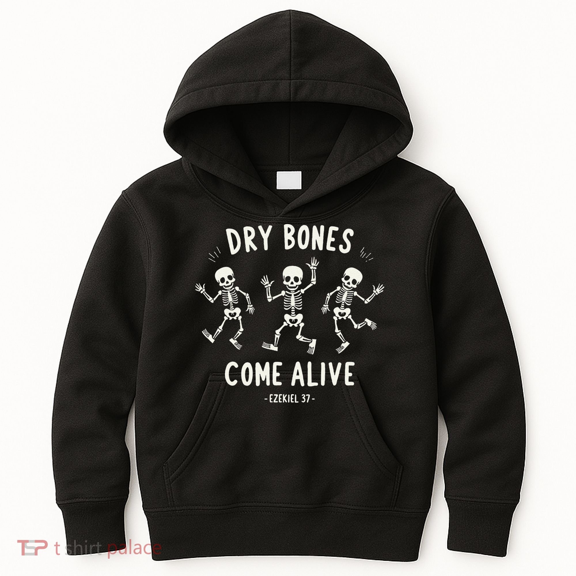 Dry Bones Come Alive Funny Skeleton Dancing Meme Gift Kids Hoodie