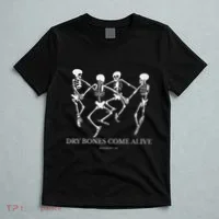 Dry Bones Come Alive Funny Skeleton Dancing Gift T-Shirt thumb 5