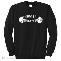 Down Bad Crying At The Gym Sweatshirt thumb 0
