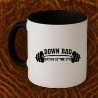 Down Bad Crying At The Gym Coffee Mug thumb 2