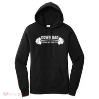 Down Bad Crying At The Gym Women's Hoodie thumb 0