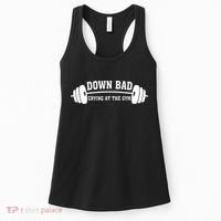 Down Bad Crying At The Gym Women's Tank Top thumb 0