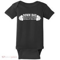 Down Bad Crying At The Gym Baby Bodysuit thumb 0