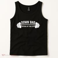 Down Bad Crying At The Gym Tank Top thumb 2