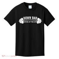 Down Bad Crying At The Gym Kids T-Shirt thumb 0
