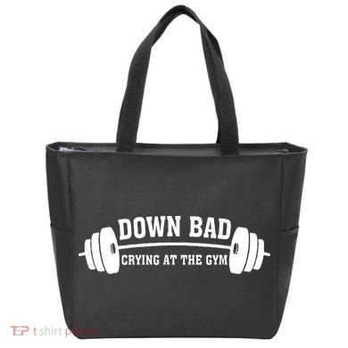 Down Bad Crying At The Gym Tote Bag
